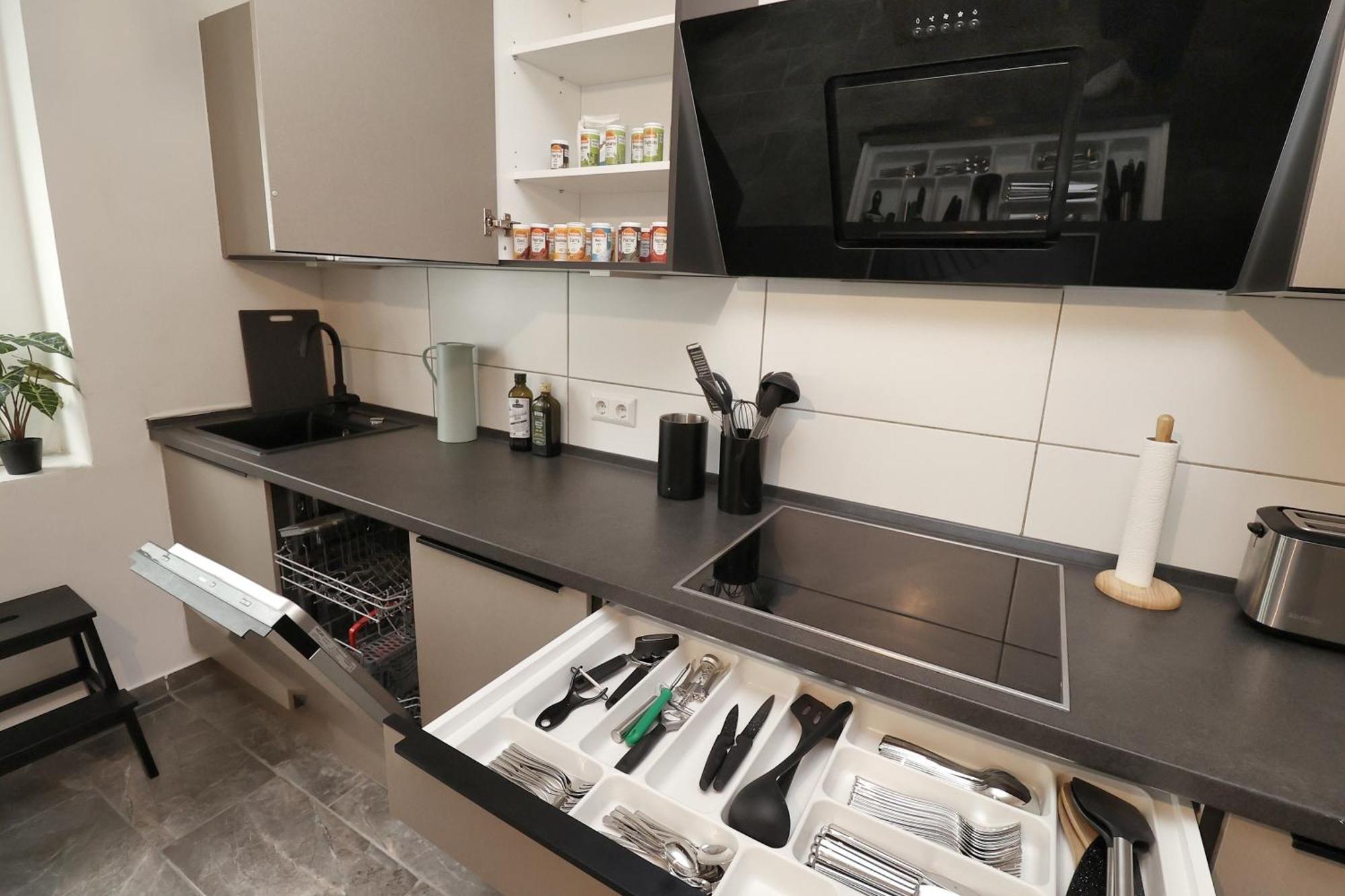 Design Am Rhein - Traumlage Rheinufer I Kueche I Oeffentl Parkplaetze Apartment Bingen am Rhein Bagian luar foto
