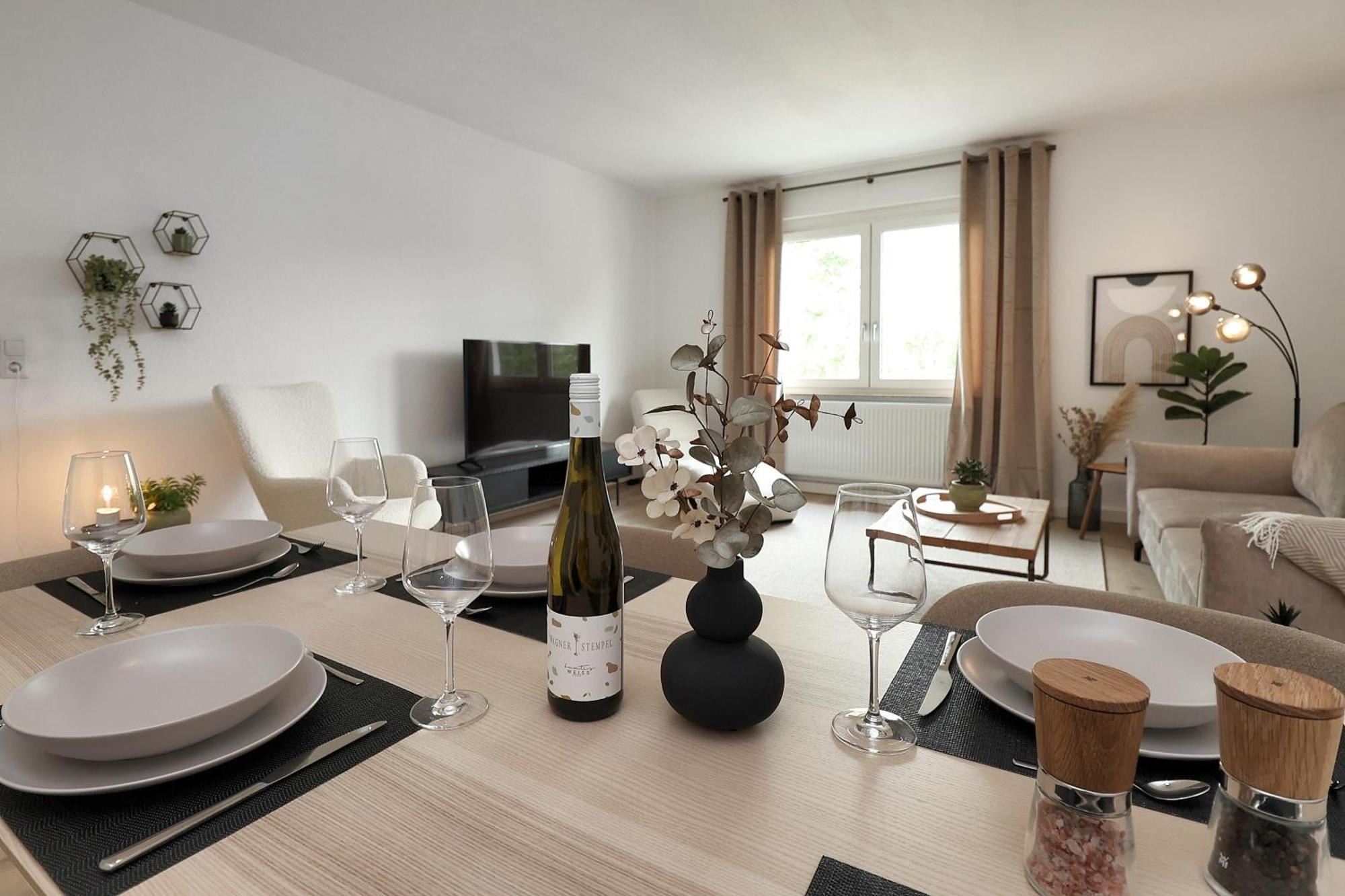 Design Am Rhein - Traumlage Rheinufer I Kueche I Oeffentl Parkplaetze Apartment Bingen am Rhein Bagian luar foto